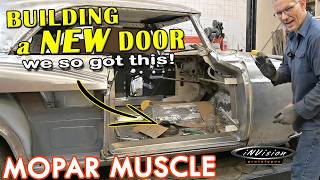 A Must for NO SAG Door Hinges  Car Door FROM SCRATCH Pt2  1956 Chrysler Windsor Muscle Car [upl. by Ranite]