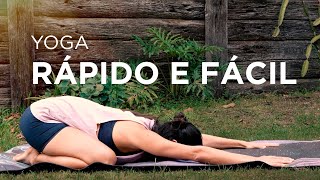 YOGA RÁPIDO E FÁCIL  10 MIN [upl. by Mitchel946]