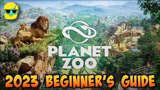 Planet Zoo  2023 Guide for Complete Beginners  Franchise Mode  Episode 1 [upl. by Yonita]