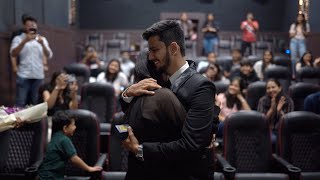 BEST Proposal in a Movie Theatre  Khushal amp Anisha  Stories By Rahul amp Kunal  REACTION [upl. by Karalynn]