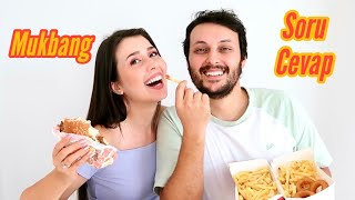 SEVGİLİMLE MUKBANG SORUCEVAP  düğün ne zaman evlilik süreci zor mu [upl. by Annavoj221]