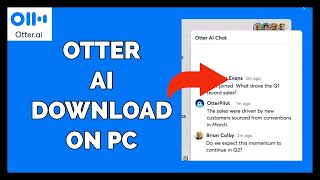 How to Download OtterAI App on PC Add Otter AI Extension [upl. by Marasco527]