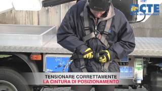 Il corretto utilizzo delle imbracature di sicurezza  The correct use of safety harnesses [upl. by Heimer]