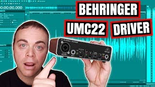 Behringer UMC22 Driver Setup  Behringer USB Audio Interface [upl. by Gingras138]