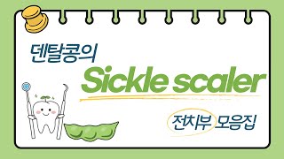 🦷덴탈콩의 Sickle scaler 전치부 모음집🦷 [upl. by Nilre]