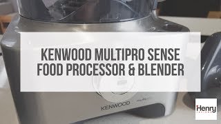 KENWOOD MULTIPRO SENSE FPM810 35 LITRE FOOD PROCESSOR amp BLENDER WITH 13 ACCESSORIES  HENRY REVIEWS [upl. by Pacorro]