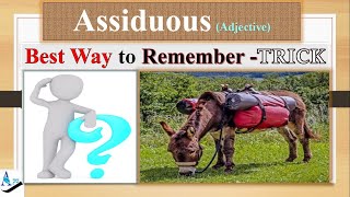 Assiduous How to Remember English vocabulary with tricks mnemonics synonyms antonyms examples [upl. by Holloway870]