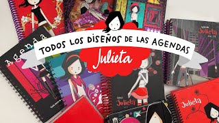 Un recorrido por todas las agendas Julieta y cómo dibujo las tapas de la 2025 [upl. by Hui244]