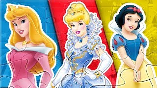 Disney Princesses jigsaw puzzle quebra cabeças Rompecabezas for kids Clementoni Ravensburger [upl. by Dyche]