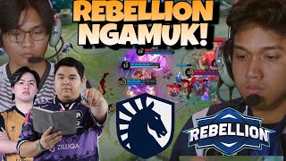 REBELLION NGAMUK  LIQUID DIKASIH 1 KILL DOANG  REBELLION VS LIQUID MATCH 2  MPL S14 [upl. by Akinar]