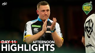 STUNNING SESSION Day 11 Afternoon Highlights  202324 Paddy Power World Darts Championship [upl. by Capp]