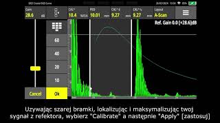 Jak wykreślić krzywą DGS w defektoskopie ultradźwiękowym [upl. by Miner]