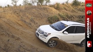 XUV500 AWD Grand Vitara 4x4 Isuzu V Cross Thar Weekend offroading June 2017 [upl. by Nnylirak]