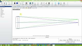 Cemented aplanatic doublet synthesis and saving the result for ZemaxSPIE Photonic Asia 2022 [upl. by Press]