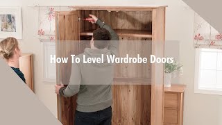 How To Level Wardrobe Doors [upl. by Aicilec]