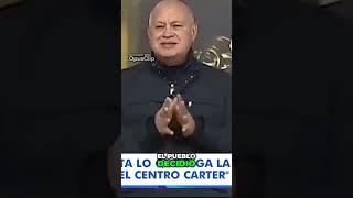 Diosdado Cabello Desmiente Informe del Centro Carter ante la OEA [upl. by Nnyleve332]