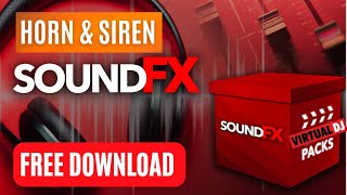 SIREN amp HORN Dj Sound effects  free to download [upl. by Doownel]