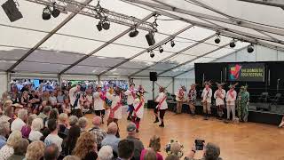 Sidmouth Folk Festival  Dance Spectacular  Eynsham Morris  The Eynsham Poacher [upl. by Tallula]