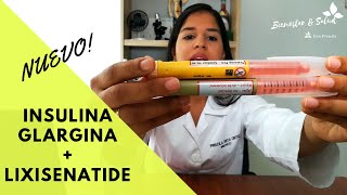 TUTORIAL 3 😱 ¡NUEVO INSULINA glargina lixisenatide para el tratamiento de la diabetes [upl. by Athiste]