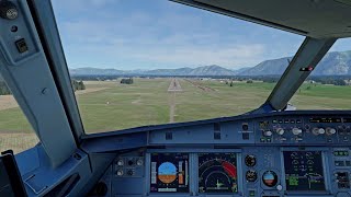 Kalispell KGPI Landing  Fenix A320 [upl. by Spooner]