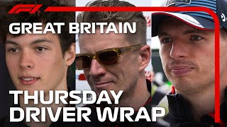 Thursdays Driver Wrap From Silverstone  2024 British Grand Prix [upl. by Stacie259]