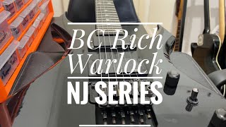 BC Rich Warlock NJ Series Restoration amp Modification [upl. by Snow]