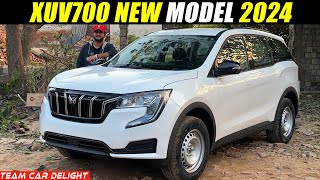 XUV700 Facelift 2024  New Base Model Review with On Road Price [upl. by Anton]