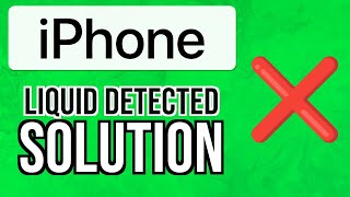 SOLUTION quotLiquid Detected in Lightning Connectorquot  Remove Water From IPhone Charging Port 2024 [upl. by Susana]