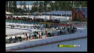 Biathlon Massenstart der Männer in Oslo 2013 [upl. by Ariella169]