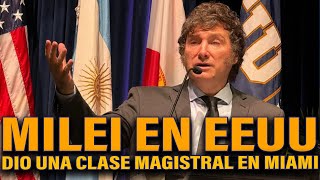 MILEI DIO UNA CLASE MAGISTRAL DE ECONOMÍA EN UNA UNIVERSIDAD DE ESTADOS UNIDOS [upl. by Jo-Anne]