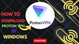 How to download proton vpn in pclaptop [upl. by Royo]