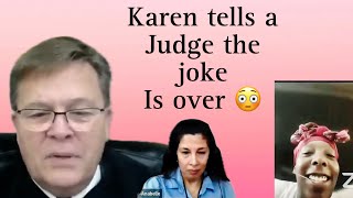 Self proclaimed sovereign women KAREN COMES TO COURT AND TELLS JUDGE THE WAY IT IS GOING TO BE  🤯 [upl. by Humfrid]