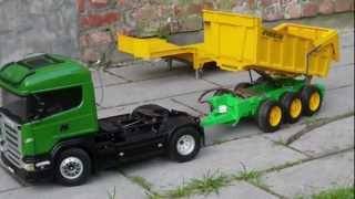 Rc Scania Tamiya en Joskin Bruder kipper [upl. by Eycats163]