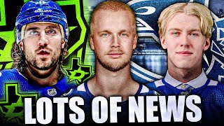 HUGE UPDATES ON ELIAS PETTERSSON CONTRACT  CHRIS TANEV SIGNING UPDATE W FLAMES amp CANUCKS [upl. by Colby]