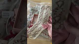 Lacemade Unboxing coquette shopping unboxing pink fashion fashiontrends [upl. by Alcinia]