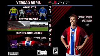 SAIU NOVO EFOOTBALL PS2 ABRIU 2024 BYJUBINHAGAMES CONFERINDO O GAME [upl. by Airoled530]