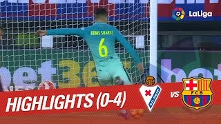 Resumen de SD Eibar vs FC Barcelona 04 [upl. by Horodko]