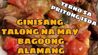 GINISANG TALONG NA MAY BAGOONG ALAMANG  GINISANG TALONG NA MAY KAMATIS  CHERIEs KITCHEN [upl. by Warring]