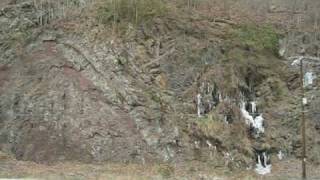 Folded and Faulted Outcrop Rt 11 PA [upl. by Pitchford]