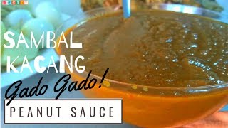 Resep bumbu kacang saos kacang untuk gado gado How To Make Peanut sauce for gado gado [upl. by Aehsila]