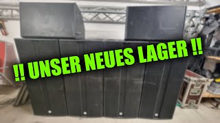 UNSER NEUES LAGER  LBSoundVeranstaltungstechnik  4K 60FPS [upl. by Sugar]