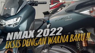 WARNA BARU NMAX 2022  ALL NEW YAMAHA NMAX 155 MATTE GREEN  Review Spesifikasi amp Fitur [upl. by Allehcram267]