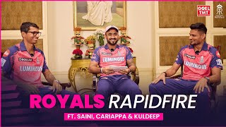 The Royal Trio  Navdeep Kuldeep and KC  Bowlin Bonanza  Royals Rapid Fire  Rajasthan Royals [upl. by Salakcin]