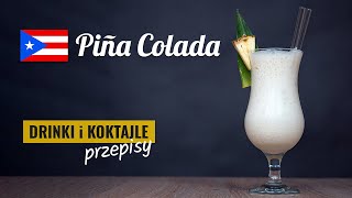 🍹Pina Colada  egzotyczny drink z ananasem 🍍 krok po kroku [upl. by Ardnassela]