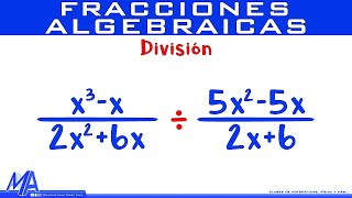 División de fracciones algebraicas [upl. by Gilmer]