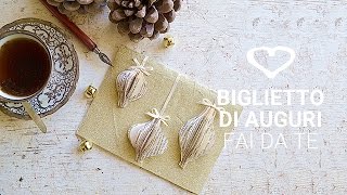 Tutorial Come realizzare un biglietto di auguri fai da te  La Figurina [upl. by Yobybab]