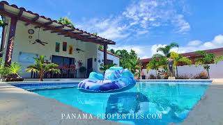 Pedasi Panama  Real Estate Move in Ready Home Pool Casita Live near the Beach Tropical Paradise [upl. by Raff979]