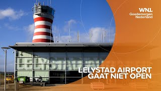 Vakantievluchten vanaf Lelystad Airport definitief van de baan [upl. by Ellerehc]