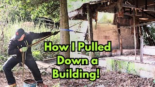 Demolishing A Barn Solo A DIY Adventure [upl. by Adner869]