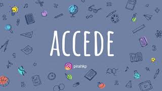 Accede meaning in UrduHindi  Word of the Day  English Vocabulary [upl. by Notluf870]